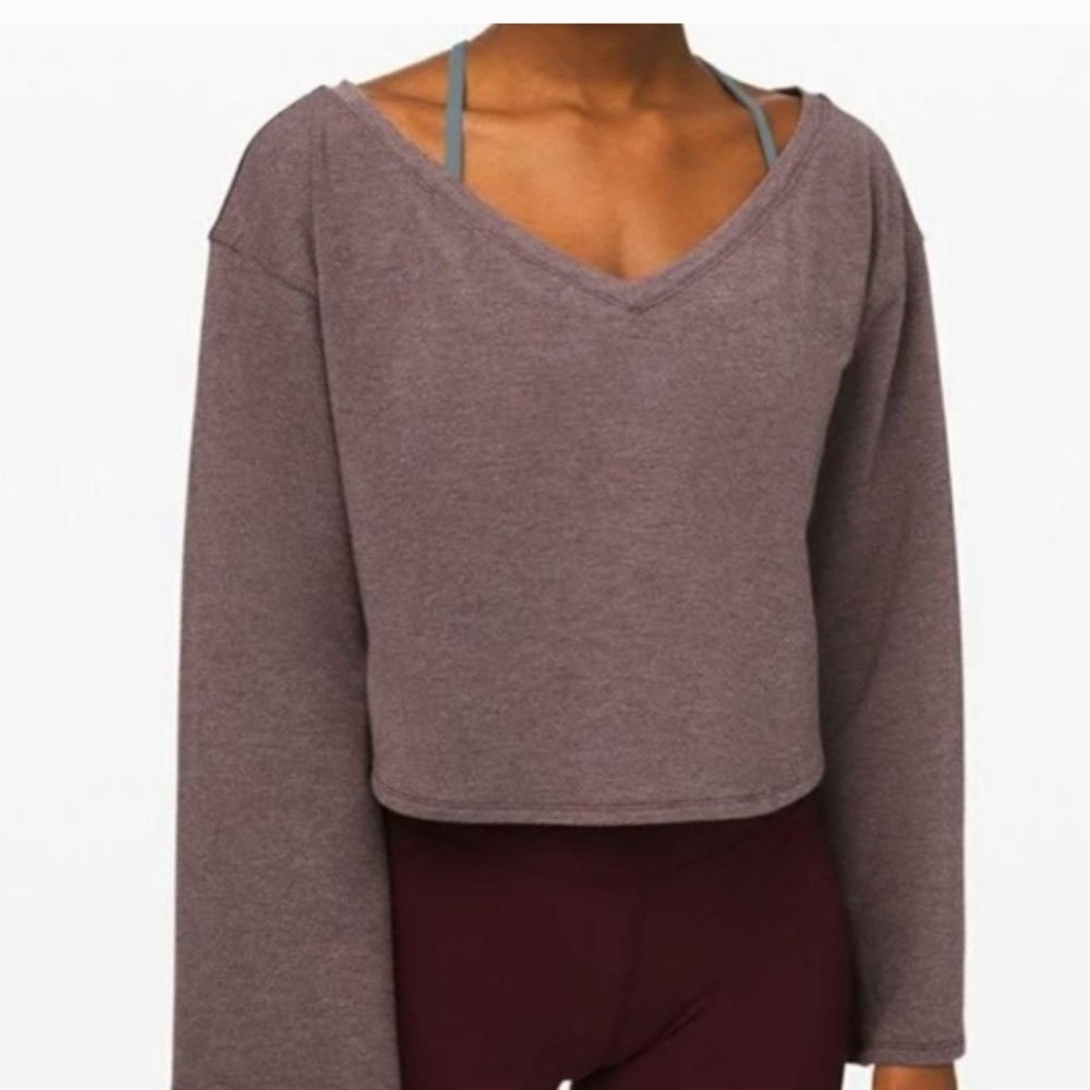Lululemon LongSleeve Cropped Oversized top